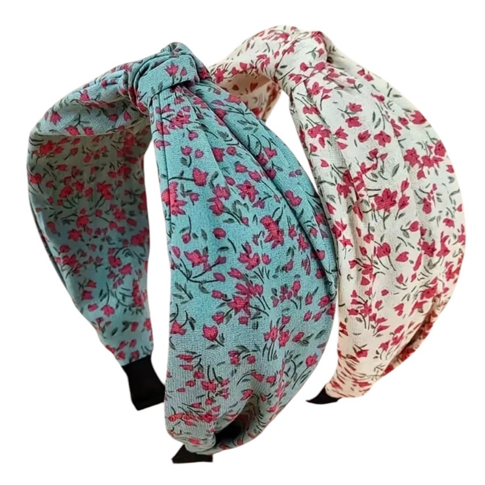 Floral Print Knotted Headband